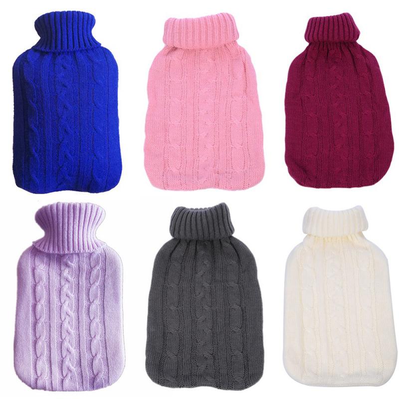Hot Water Bottles Cover2000ml Large Knitted Hot Water Bag Cover Warm Cold-proof Heat Preservation Hot Water Cover