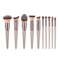 Hot 1PC Champagne Makeup Brushes Set For Eyeshadow Pallete Foundation Powder Concealer Eyeliner Blending Brush Cosmetics Tool