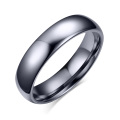Vnox Classic Tungsten Ring for Women Smooth Hand Polishing Custom Name Wedding Anniversary Gift US size