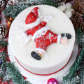 Christmas Santa Cookie Mould Silicone Mold Fondant Cake Decorating Tool Gumpaste Sugarcraft Chocolate Forms Bakeware Tools