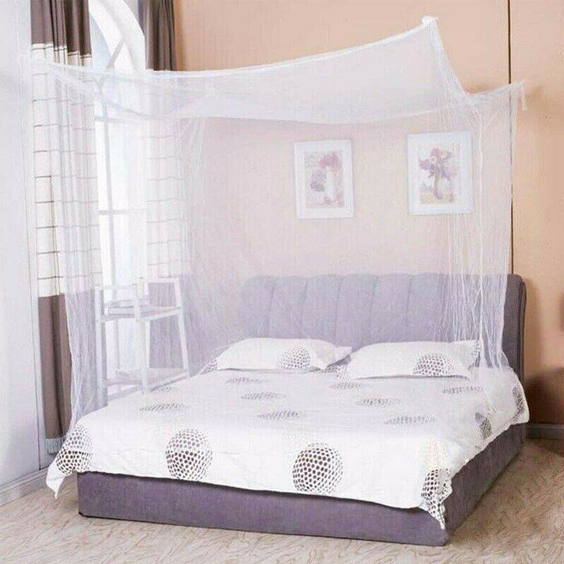 NEW Lace Bed Mosquito Insect Netting Mesh Canopy Princess Full Size Bedding Net