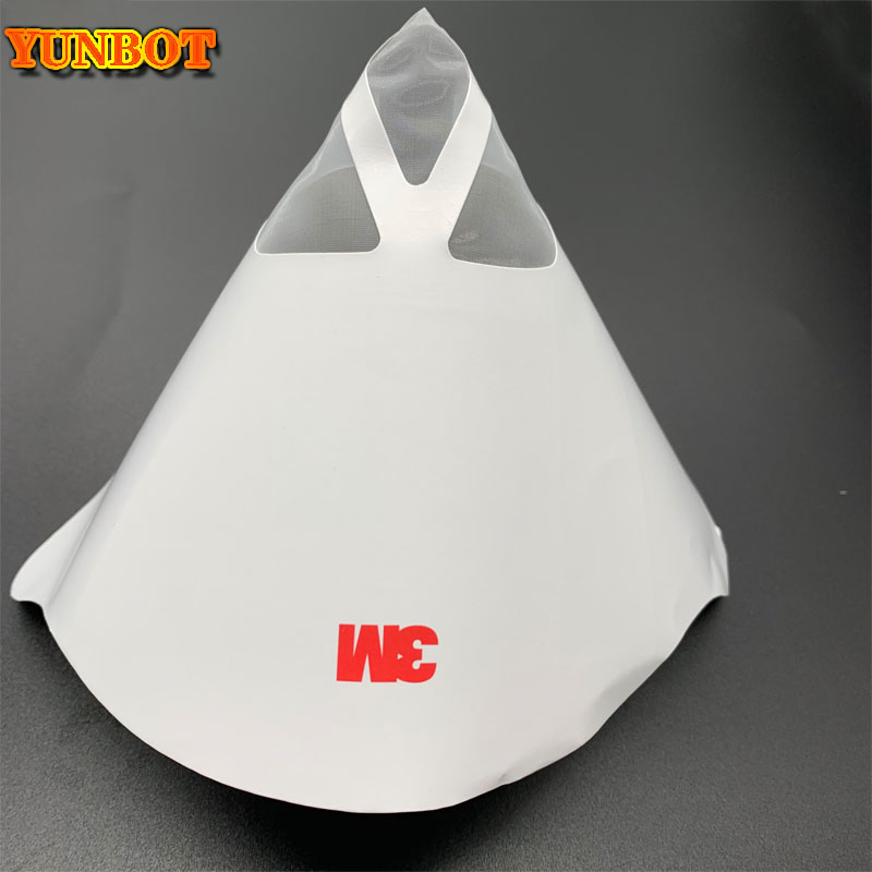 20pieces 3D printer Filter Photocuring Consumables Resin White Paper 3D Printer Thicker Funnel