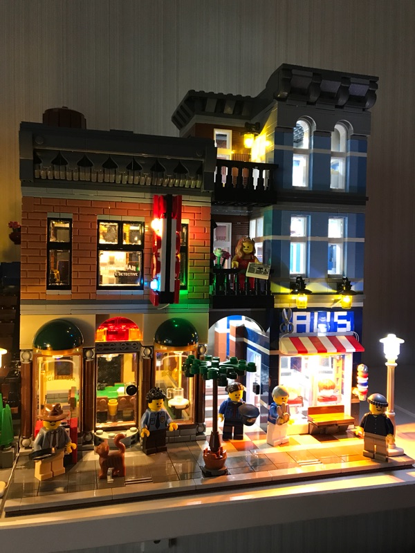 Led Light Up Kit For Lego and Lepin Detective's Office Building Block Light Set Compatible With 10246 (The model not included)