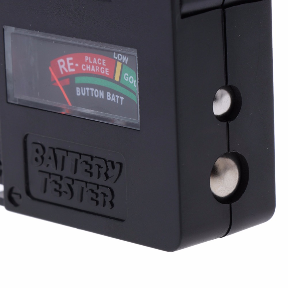 Universal 9V AA AAA C D Button Battery Tester Checker