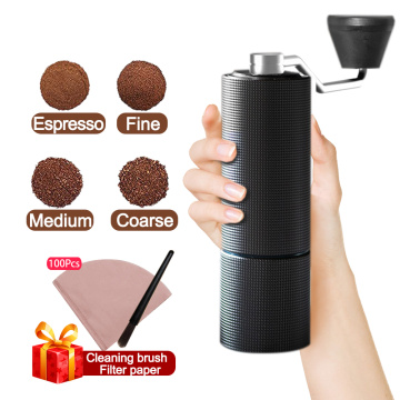 TIMEMORE Chestnut C2 Coffee Grinder Portable Upgrade Aluminum Manual Grinder Grind Machine Mill with Double Bearing Positioning