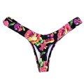 Women bikini thong Sexy panties Floral Swimwear Bathing Beachwear Swimming Shorts brazilian swimsuit bottoms
