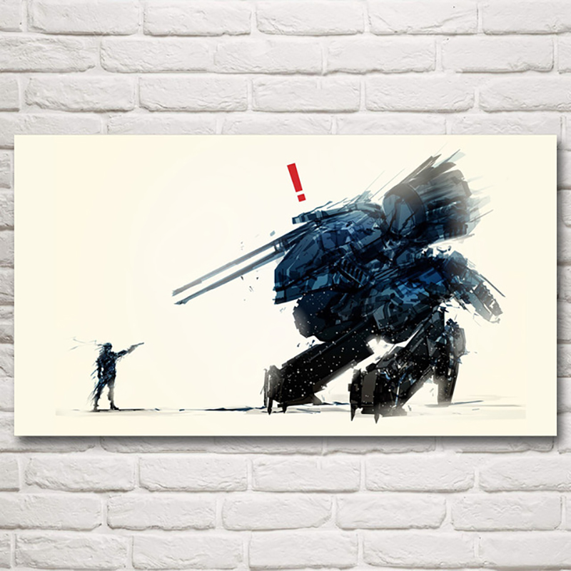 Modular Home Decoration Wall Art Canvas Paintings 1 Pieces Metal Gear Solid Game Pictures Hd Prints Modern Poster For Bedroom