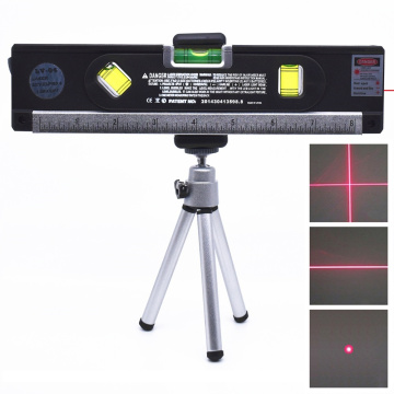 4 In 1 Blister Laser Levels Vertical Horizon Cross Line Magnetic Measuring Tape Aligner Marking Lines Ruler Optical Instruments