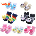 1 Pair Baby Boy Socks Cotton Baby Socks Rubber Anti Slip Boy Girl Floor Kids Toddlers Sock Spring Animal Infant Newborn Gift