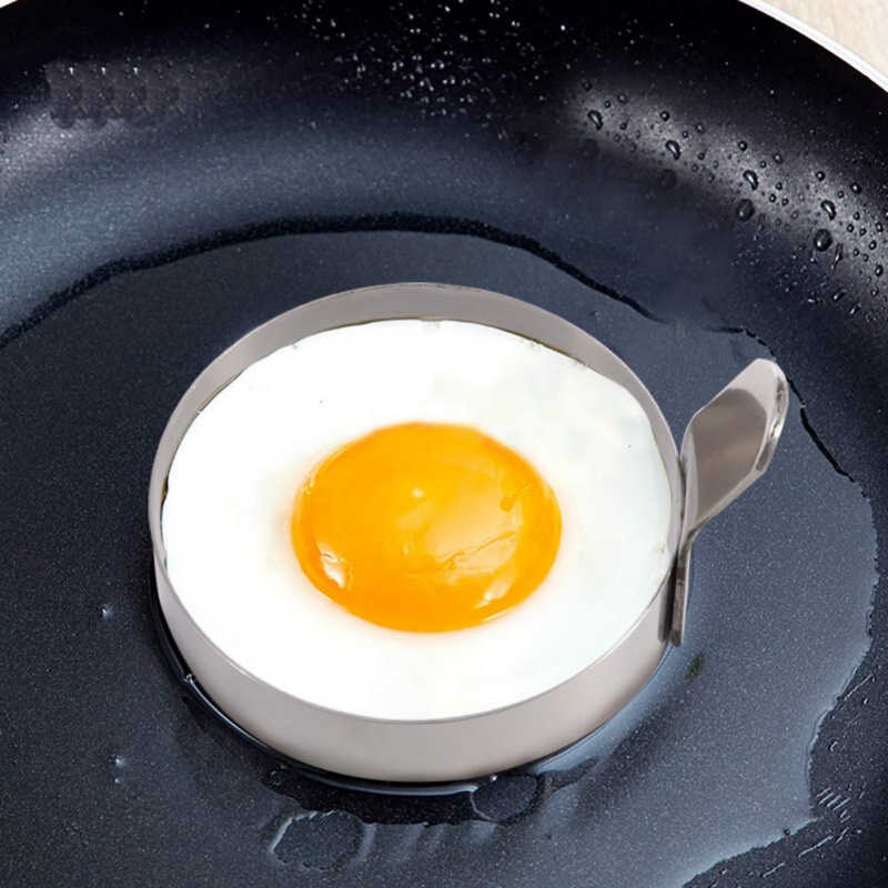 2019 Newest Egg Ring Stainless Steel Omelet Mold Cooking Non Stick Pancake Ring Metal Kitchen Cooking Tool