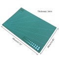 KiWarm Useful A3 Plastic Non Slip Professional Cutting Mat Patchwork Double Sided Cutting Plate for Leather Fabric Paper Craft