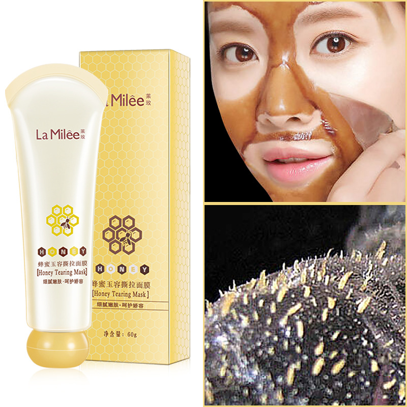 Honey tearing face mask Blackhead Remover Mask oil control Peel Off Dead Skin Shrink pores deep cleaning Facial care