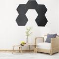 6PCS Acoustic Panels Hexagon Acoustic Treatment Panels Eco-friendly Polyester Material Acoustic Wall Panels For Home & Offices