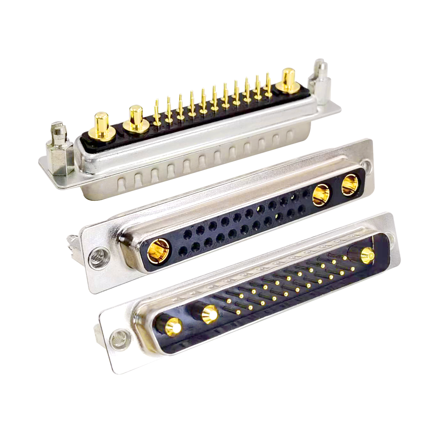25w3 d sub connector male 25 pin