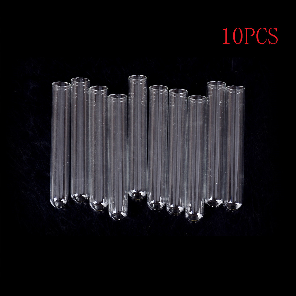 4 Inch Long 10pcs 100mm Thick Wall Test Tube Pyrex Glass Blowing Tubes