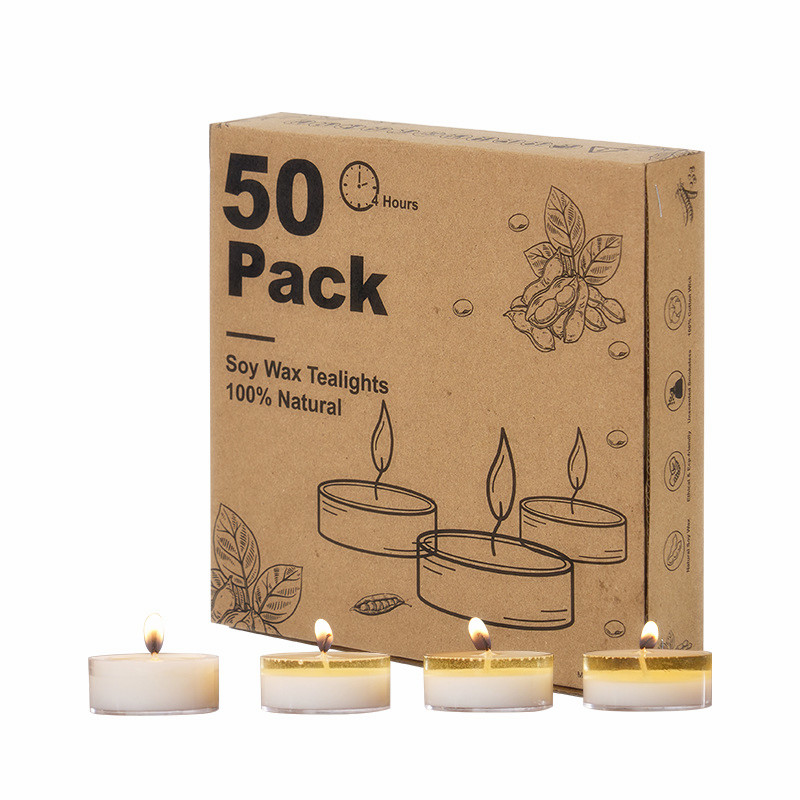 soy wax tealight candle