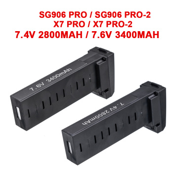 Original Battery For SG906 Pro 7.4V 2800mAh 3400mAh RC Drone Battery Lipo Battery Accessories SG906 pro 2 Battery With Charger