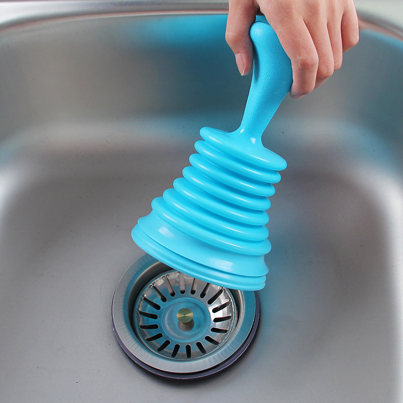 Household Powerful Sink Drain Pipeline Dredger Cup Piston Sink Drain Cleaners Toilet Brush Suction Cups Toilet Plunger Whoelsale