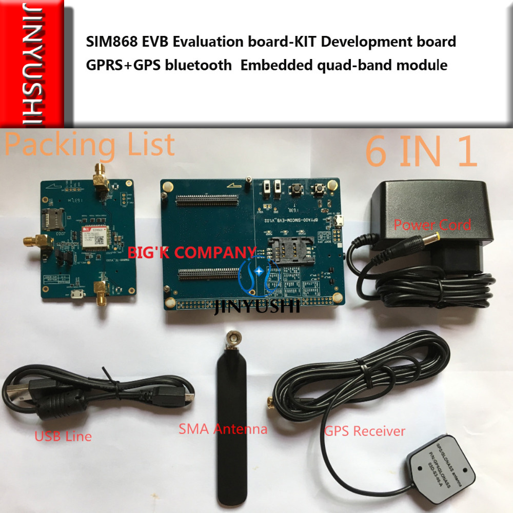 Original SIMCOM SIM868 EVB Evaluation board-KIT Development board GPRS+GPS bluetooth 100% New&Original Embedded quad-band