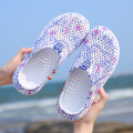 PULOMIES Summer Women Slippers Platform Clogs Outdoor Garden Shoes Female Pool Sandals Bathroom Flip Flops Mules Beach Slippers