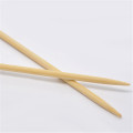 1 Pair 23cm Natural Bamboo Single Needle Bamboo Hand Sewing Crochet Set Hooks Carbonized Knitting Needles For yarn Crafts Tools