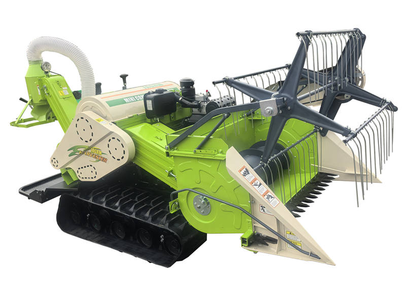 mini rice combine harvester