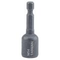Tap Die Socket Adapter High Hardness Wear Resistance Alloy Steel 1/4 Hexagonal Shank Square Driver Screw Tap Tapping Chuck
