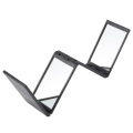 1pc Makeup Mirror Hand Mirror Compact Mirror 360 No Dead Angle 4 Sides Foldable Handheld Hairdressing Mirror For Home