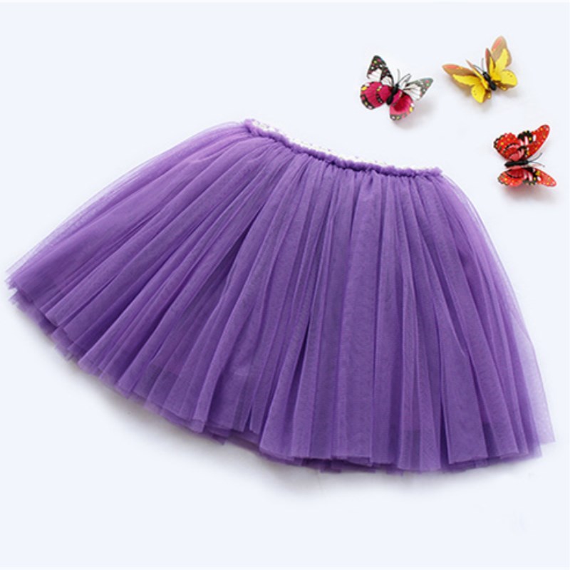 White New Baby Girls Tutu Skirt Ballerina Pettiskirt Fluffy Children Ballet Skirts For Party Dance Princess Girl Tulle Clothes