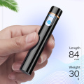 Mini LED Smart Touch USB Electrical Lighter Finger Touch Induction Cigarette Lighter Light Weight Plasma Lighter Gadgets For Men