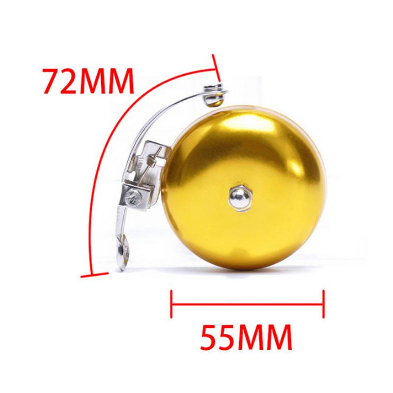 Outdoor Sport Steel Bicycle Bell Mountain Bike Aluminum Alloy Bell Large Bell Vintage Horn Bell Bicycle Accessories High Quality