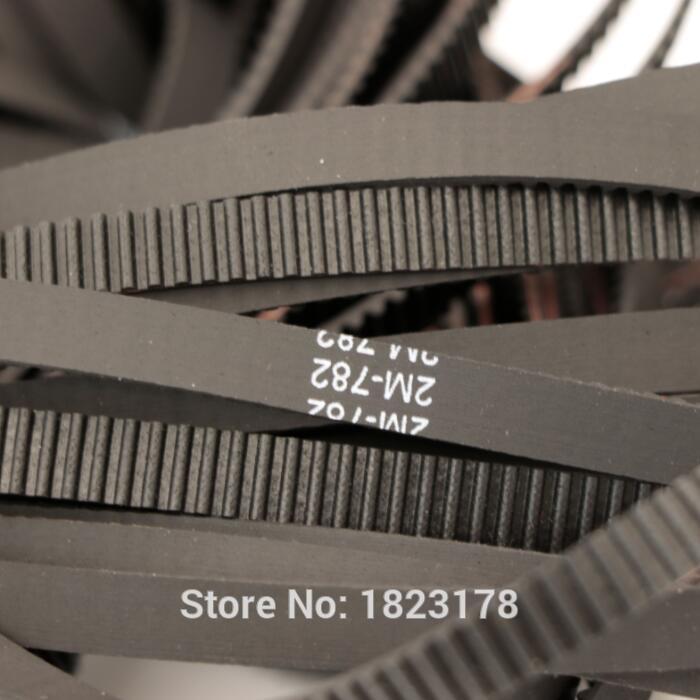 Free shipping 10pc/lot GT2 782 length 782mm width 6mm teeth 391 for 3d printer 782-2GT-6 closed-Loop rubber belt 2GT-782-6