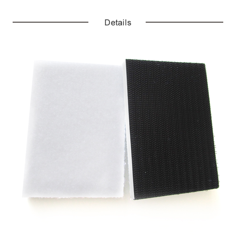 70*100mm Rectangle EVA Hard Sponge Interface Pad Damping Pad for Sander Backing Pad Abrasive Tools Accessories - Hook and Loop