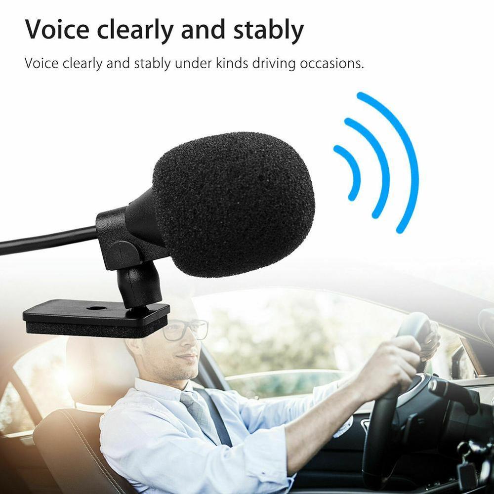 High Quality 3.5mm Bluetooth Vehicle External Mic Car Radio Stereo Microphone for GPS Player Enabled Audio DVD