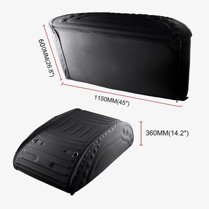 ALWAYSME 115X60X36CM Car Top Roof Box Bag XPE And 600 OXford Material For SUV