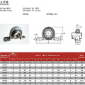 1pcs Zinc Alloy Diameter 8mm To 30mm Bore Ball Bearing Pillow Block Mounted Support Kfl08 Kfl000 Kfl001 Kp08 Kp000 Kp001 Kp002