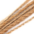 6mm 5M Natural Burlap Hessian Jute Twine Burlap String Party Wedding Gift Wrapping Cord Thread DIY Scrapbooking Florists Decor