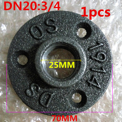 10PCS ghisa flange Retro industrial wind lamp, DN15:DN20 flange plate, flange plate, open tooth base, fixed wall base, rack