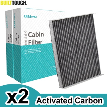 2x Car Pollen Cabin Air Conditioning Filter Activated Carbon AE5Z-19N619-A For Ford Fusion Sedan Lincoln MKZ 2010 2011 2012 2013