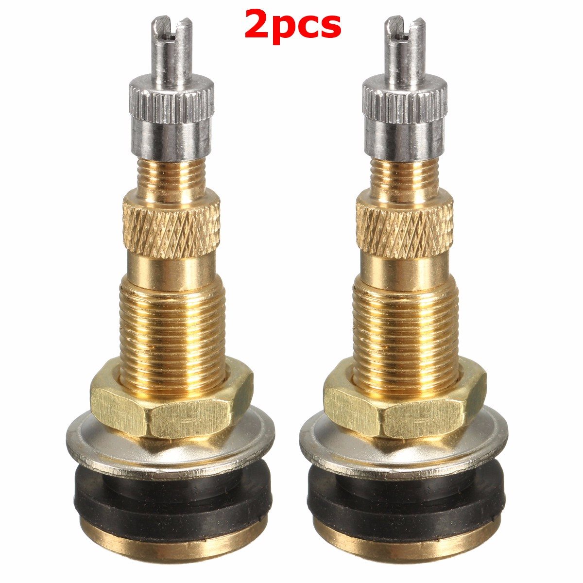 2PCs Air Water Tubeless Tire Valve Stems Wheel Rim TR618A For Agricultural/Farm Tractor