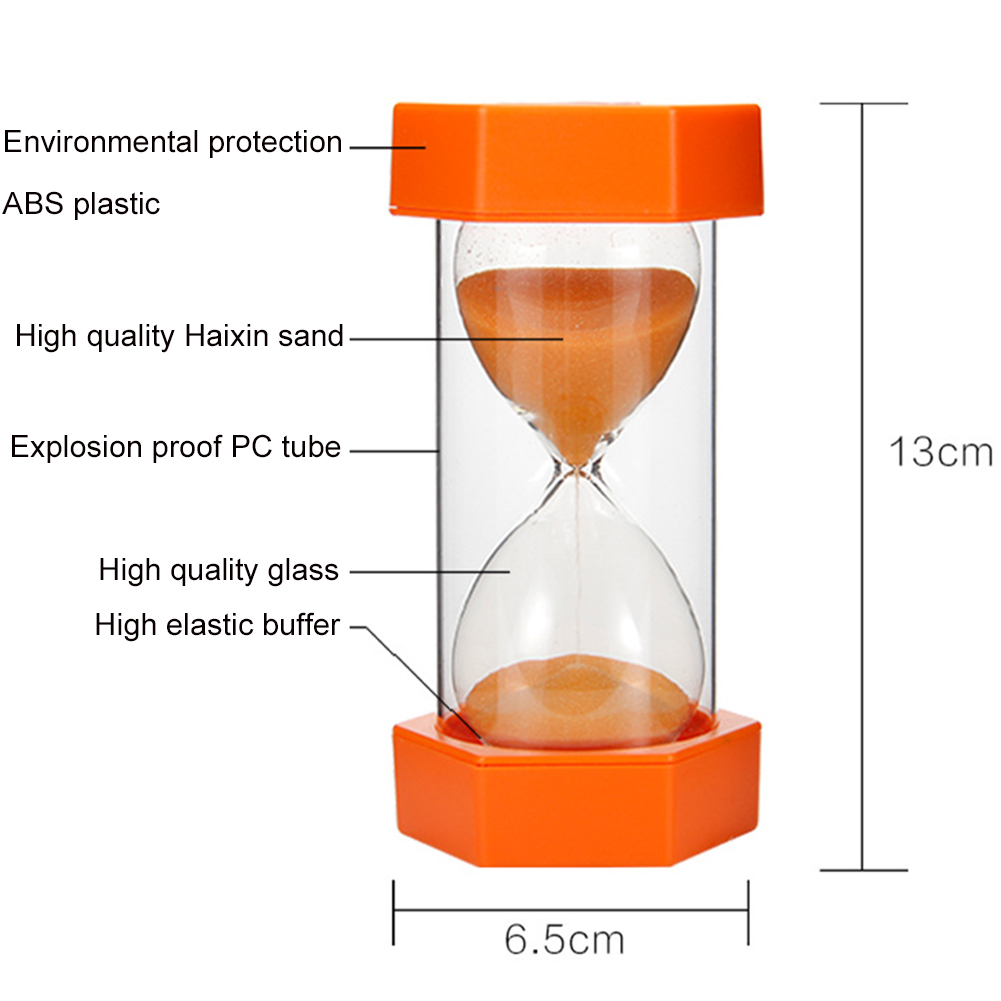 5/10/15/20/30min Colorful Hourglass Sandglass Sand Clock Timers Liquid Visual Movement Timer Home Decor For Count Down Time