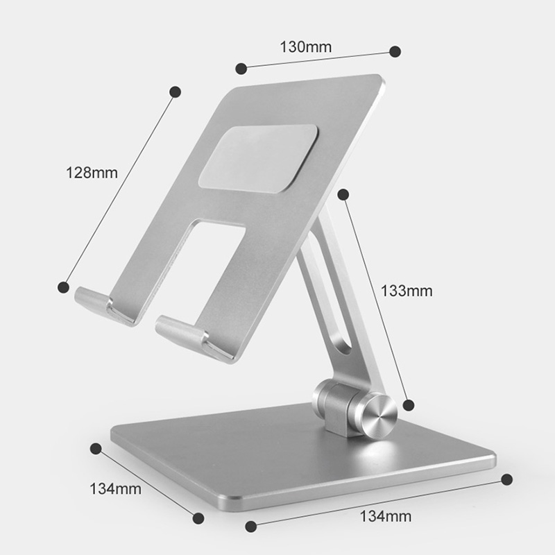 Vmonv Aluminum Foldable Desk Tablet Phone Stand Holder Mount for IPAD Air Pro 12.9 10.5 4 to 14 Inch Smartphone Tablet PC Stand