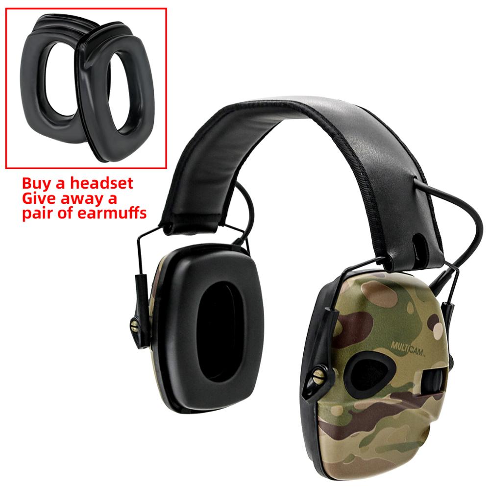 Electronic Ear muff Tactical Headset Anti-noise Sound Amplification Shooting Hunting Hearing protection Protective Earmuffs