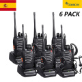 6Pcs BaoFeng BF-888s 2 Way Radio Long Range Baofeng Walkie Talkie Two Way Radio (6 Pack) + One USB P