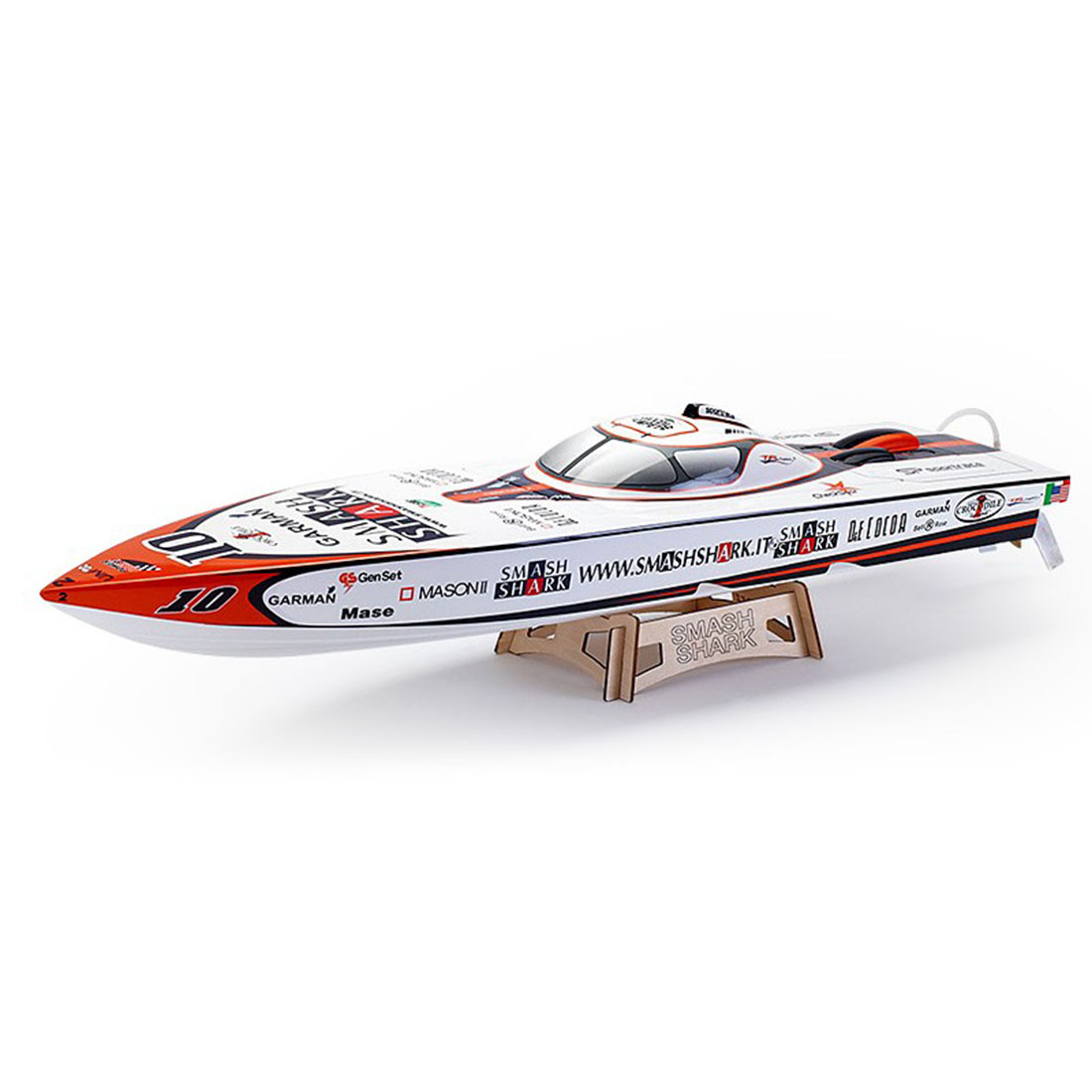 TFL 1125 Water Blaster Fiberglass Racing Boat Electric Boat With 3660/2070KV Brushless Motor 120A ESC (ARTR)