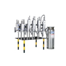 Automatic liquid nitrogen filling system for beer/juice