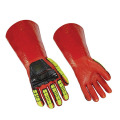 Cool Design Brand Long PU Leather Gloves