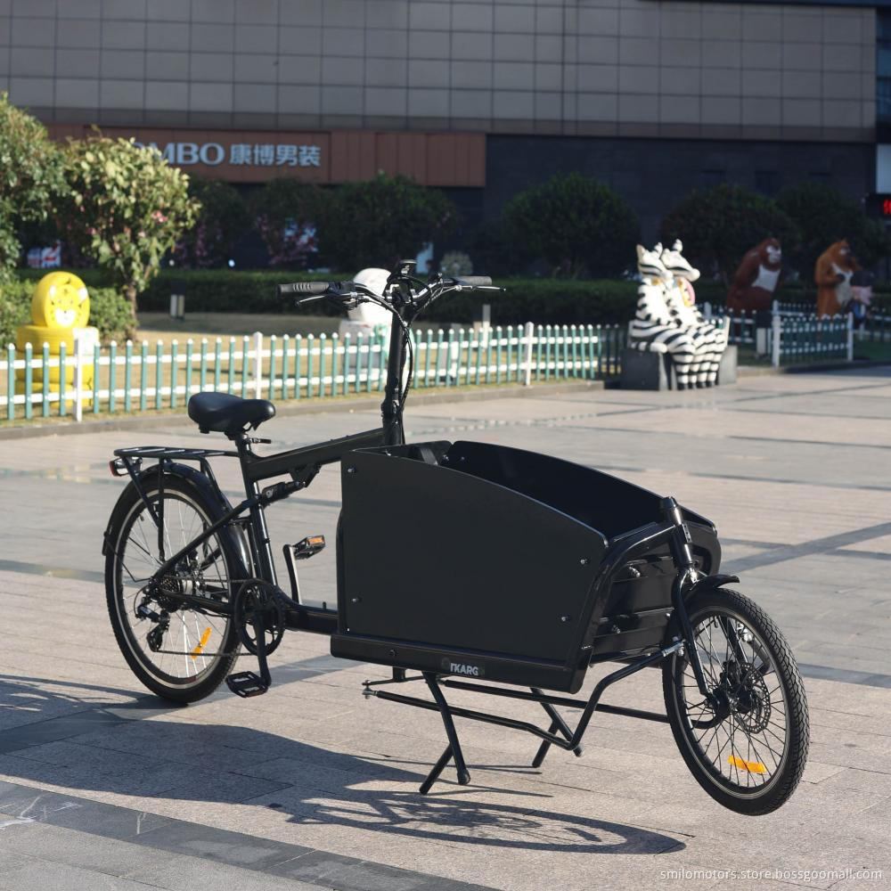 urban ebikes cargo bicycle with front carrier bicycle