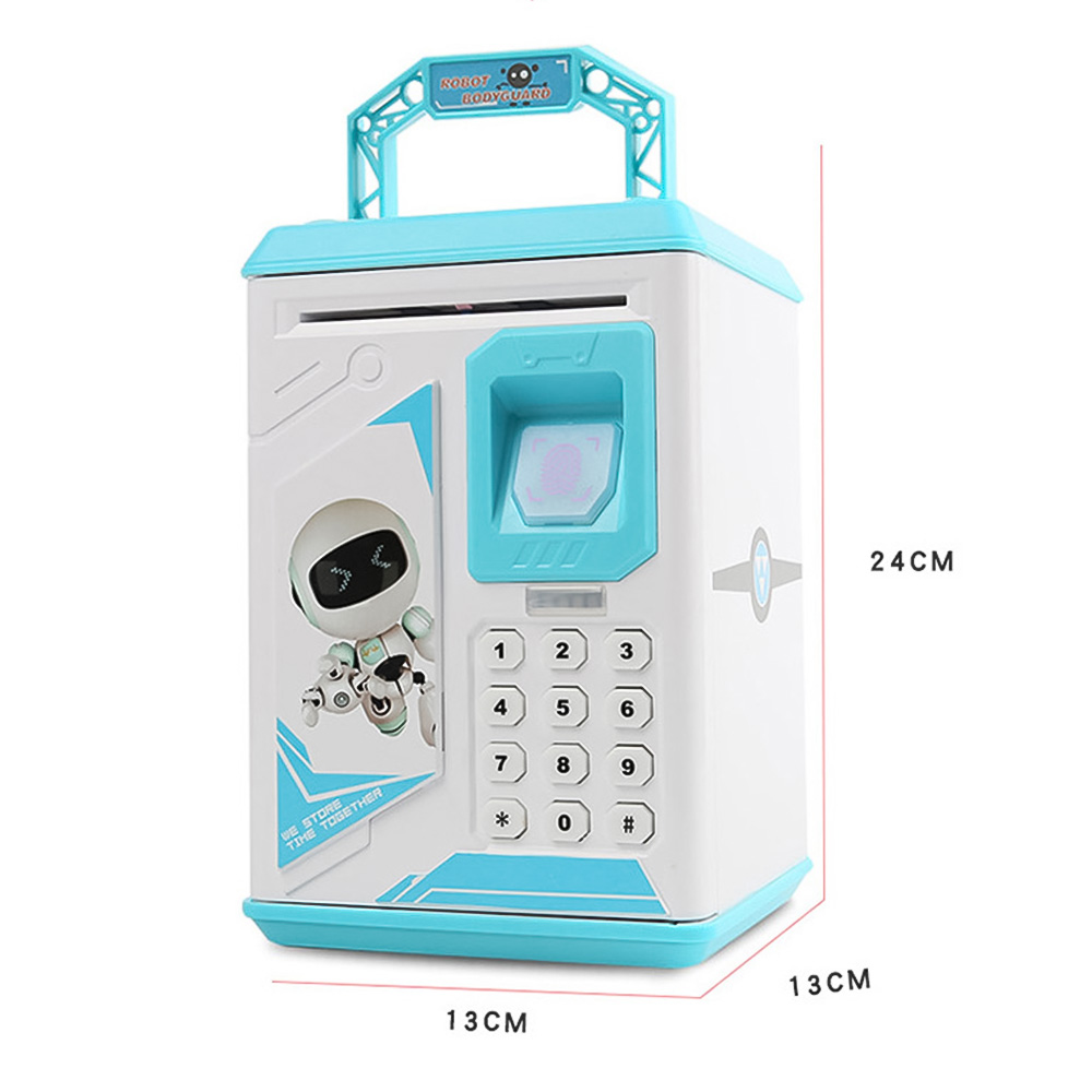 Electronic Piggy Bank Safe Box Money Boxes For Children Digital Coins Cash Saving Safe Deposit Mini ATM Machine Kid Gift ATM