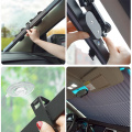 Upgarde Car Sunshade UV Protection Car Windshield Sunshade Automatic Foldable Auto Front Rear Window Sun Shades Visor Protector
